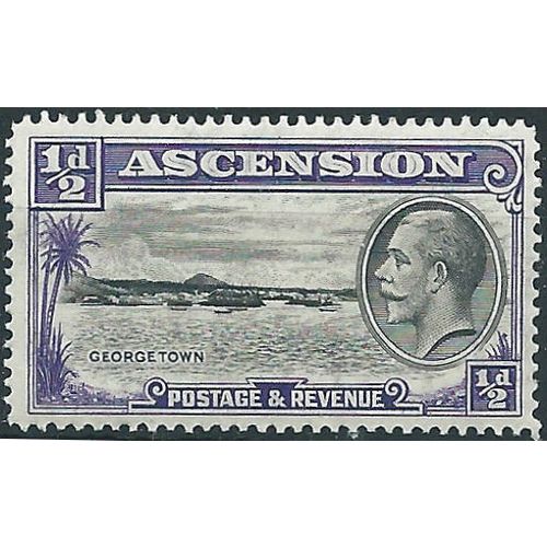 Ascension Island 1934 SG21 1/ 2d Black & Violet Mounted Mint .. ..
