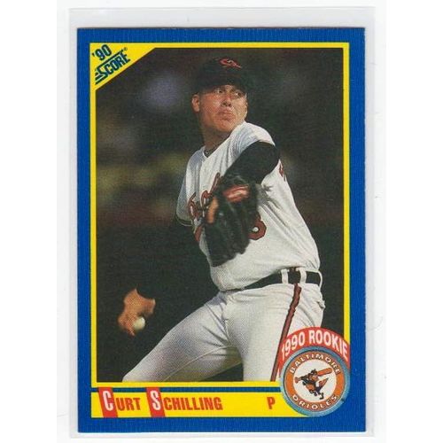 1990 Score Curt Schilling baseball card #581 – Orioles
