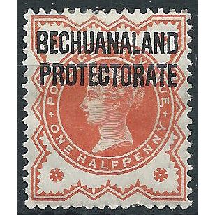 Bechuanaland 1887 SG59 1/2d Vermillion Mounted Mint ..