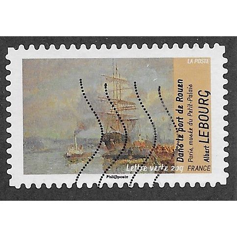 FRA 2013 (58c) 'ART- PAINTINGS IN WATER - LEBOURG' FINE USED(EBID55-698)