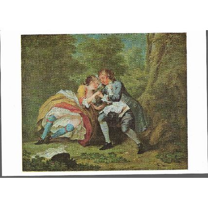 Hogarth, William - After - painting Fitzwilliam Museum postcard
