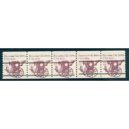 1904av 10.9c Hansom Cab Fine MNH Dry Gum PNC 3/5 Line Gap Split # A02440