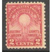 655 2c Edison's First Lamp Average Plus MNH Q0753