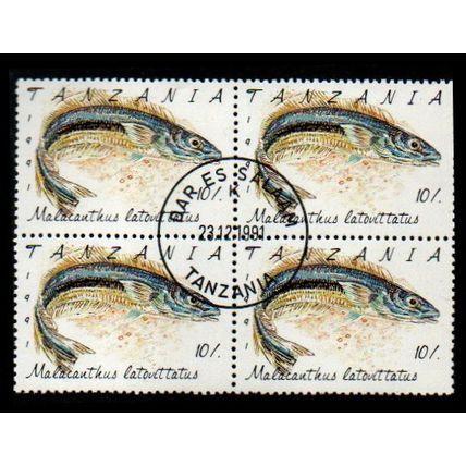 Tanzania 1991, Michel 1040, Scott 816, Block of 4, used CTO