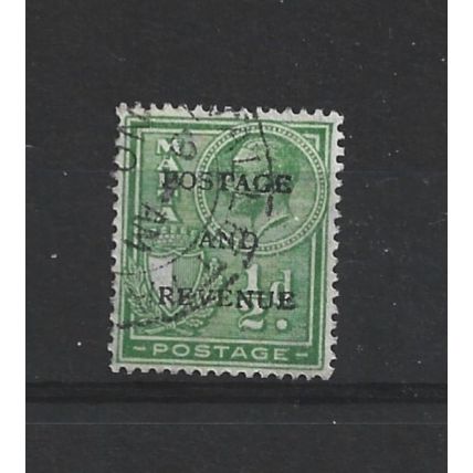 Malta.SG175 1/2d Yellow-Green.Fine Used.Apr25a