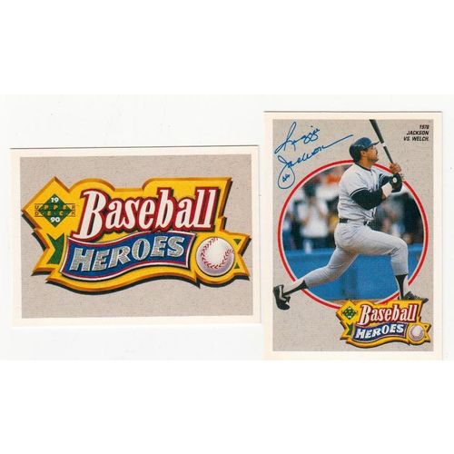 1990 Upper Deck Heroes Reggie Jackson baseball card #4