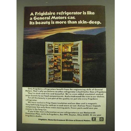 1974 Frigidaire Refrigerator Ad - Like General Motors