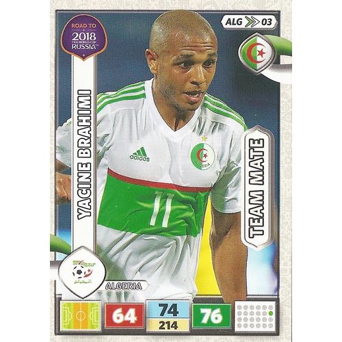 Adrenalyn XL Road to World Cup 2018: Algeria - Midfielder, Brahimi