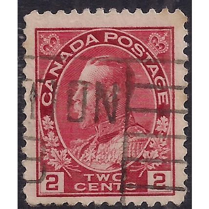 Canada 1911 - 22 KGV 2ct Carmine used SG 203 ( A73 )