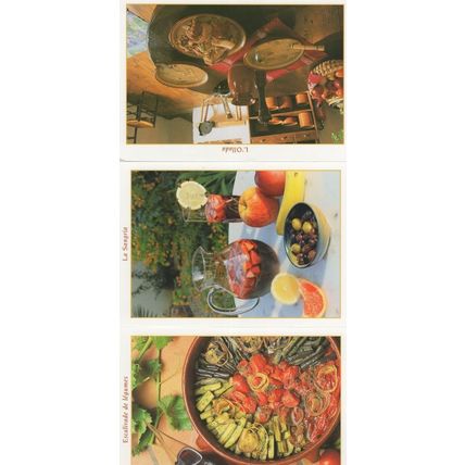 L'Ollada French Curry Casserole Recipe Cooking 3x Postcard s