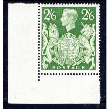 Sg476b 2s6d yellow green Fresh Mint never hinged (G224)
