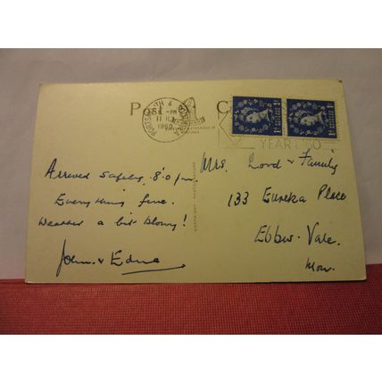THE ROCK GARDENS, SOUTH PARADE, SOUTHSEA, HAMPSHIRE used postcard 1960 pm =