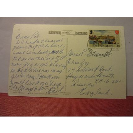 multiview, DOUGLAS, ISLE OF MAN. used vintage postcard by Dennis 1974 pm =