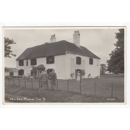 Warden Manor House Eastchurch Isle of Sheppey Postcard RP Kent 142952