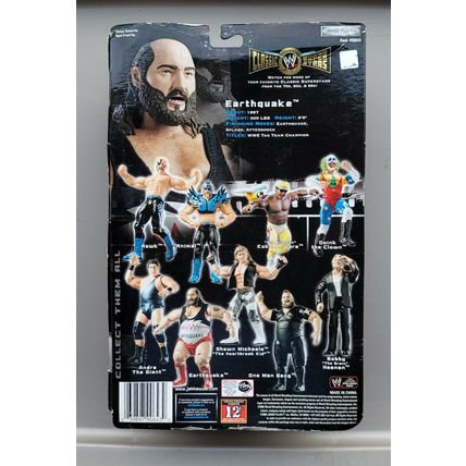 wwe wwf ljn classic superstars variant real hair earthquake wrestling figure