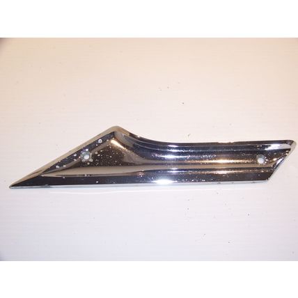 1965 DODGE MONACO 2D LH REAR QUARTER WINDOW B PILLAR TRIM OEM #2573793