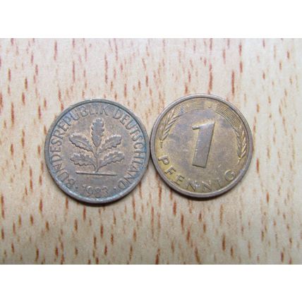 1983j 1 Pfennig Germany Coin