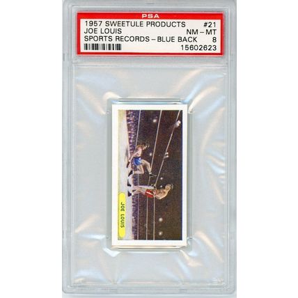 1957 Sweetule Products Sports Records Blue Back Complete Set All PSA P1390
