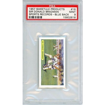 1957 Sweetule Products Sports Records Blue Back Complete Set All PSA P1390