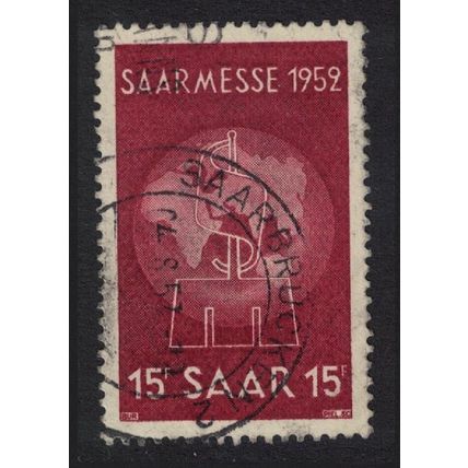Saar Saar Fair Cancelled 1952 Canc SG#314