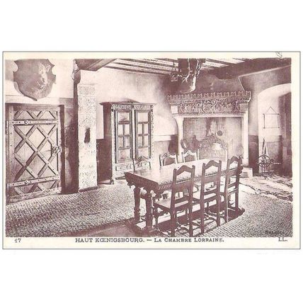 67 - le Haut koenigsbourg - la chambre Lorraine