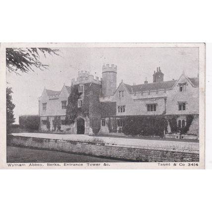 B121 WYTHAM ABBEY. ENTRANCE TOWER ETC. TAUNT @ CO