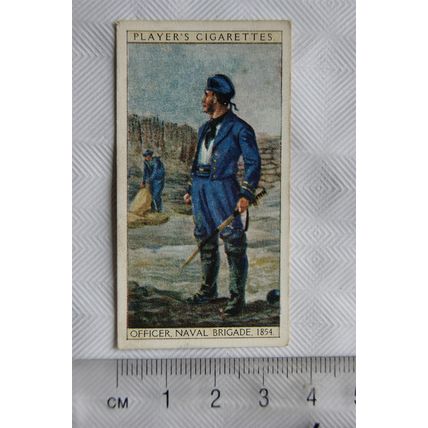 1930 Players History of Naval Dress No. 42 Officer Baval Brigade Crimea 1854