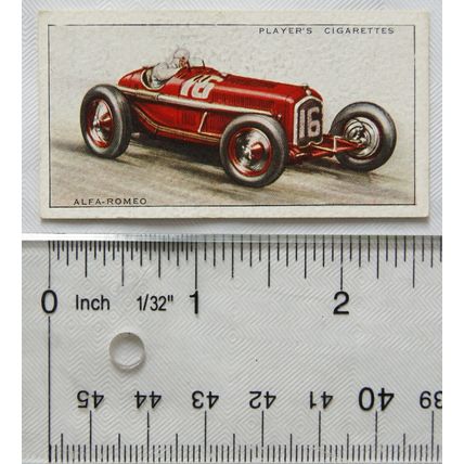 1936 Players Motor Cars No. 2 Alfa Romeo