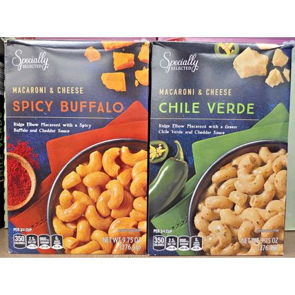 Specially Selected Macaroni Cheese Spicy Buffalo & Chile Verde 9.75oz (2 Boxes)