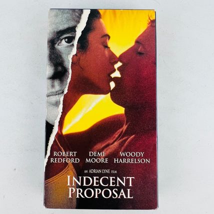 Indecent Proposal VHS Video Tape Robert Redford Demi Moore Woody Harrelson Drama