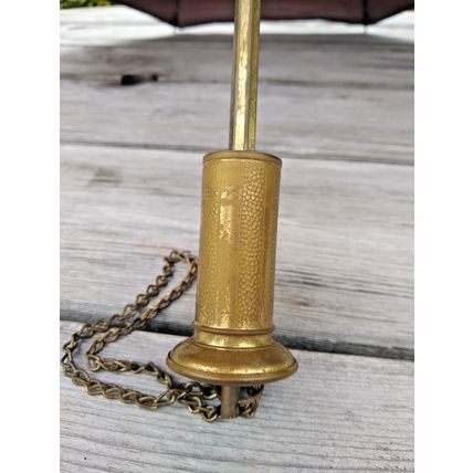Vintage Growy brass handled umbrella brown