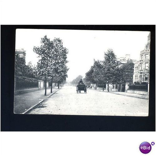 LONDON Kensington Palace Gardens Postcard by W. Straker