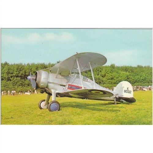 Gloster Gladiator Military Aircraft Postcard (AM1660)