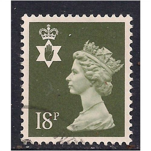 Northern Ireland 1987 18p Olive Machin SG N146 (D79)