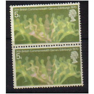1970 GB RUNNERS PAIR MNH SG 832