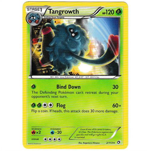 Pokemon B&W Legendary Treasures - #2/113 - Tangrowth