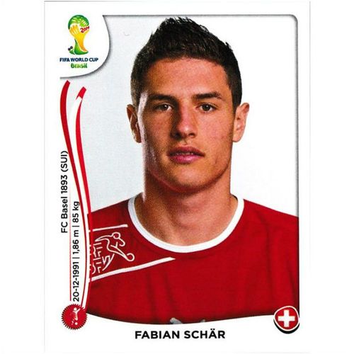 2014 Panini World Cup Soccer Stickers - #342 - Fabian Schär