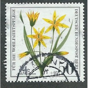BERLIN -1979 40pf +20 'ENDANGERED FLOWERS' FINE USED (EBID44-826)