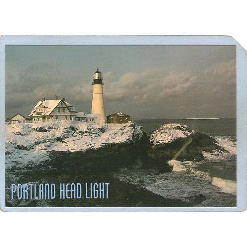 ME Portland Lighthouse Postcard Portland Head Lighthouse lighthouse_box1~205