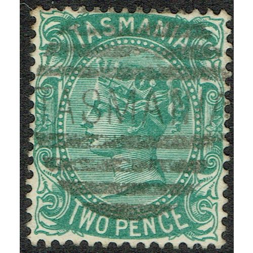 Tasmania 1878 2d Green Perf 14 SG157 GU