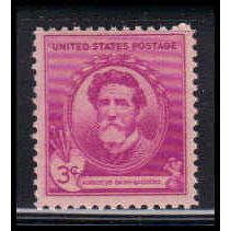 886 3c Augustus Saint-Gaudens Just Clears MNH KA3871