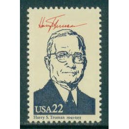 2219f 22c Harry Truman Fine MNH W3179