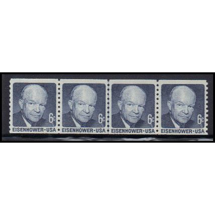 1401 6c Dwight Eisenhower Fine MNH CL S/4 KA9067
