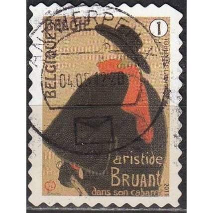 Belgique 2011 COB 4146 O Cote (2016) 1.70 Euro Henri de Toulouse-Lautrec Bruant