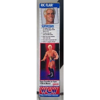 wcw wwf ljn hasbro galoob wrestling superstars 12" ric flair wrestling figure