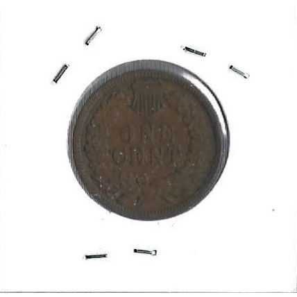 1891 US Indian Head Cent XF/AU