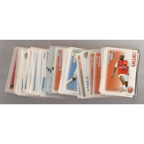 Shoot Out Football cards 2006 x 100 assorted includes W Gallas & E Adebayor
