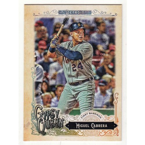 Miguel Cabrera 2017 Gypsy Queen card #10 - Tigers