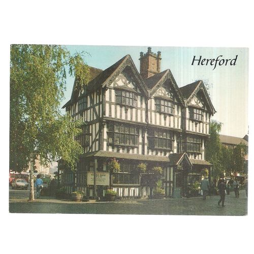 THE OLD HOUSE, HEREFORD, unused vintage postcard by J Salmon =