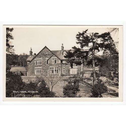 Ghyll Head Ambleside Postcard RP Cumbria 561